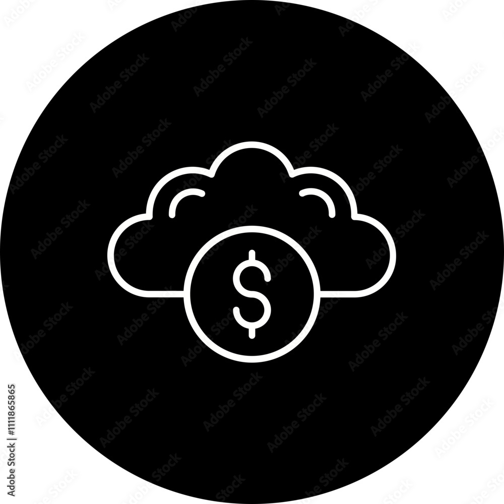 Cloud Banking Icon