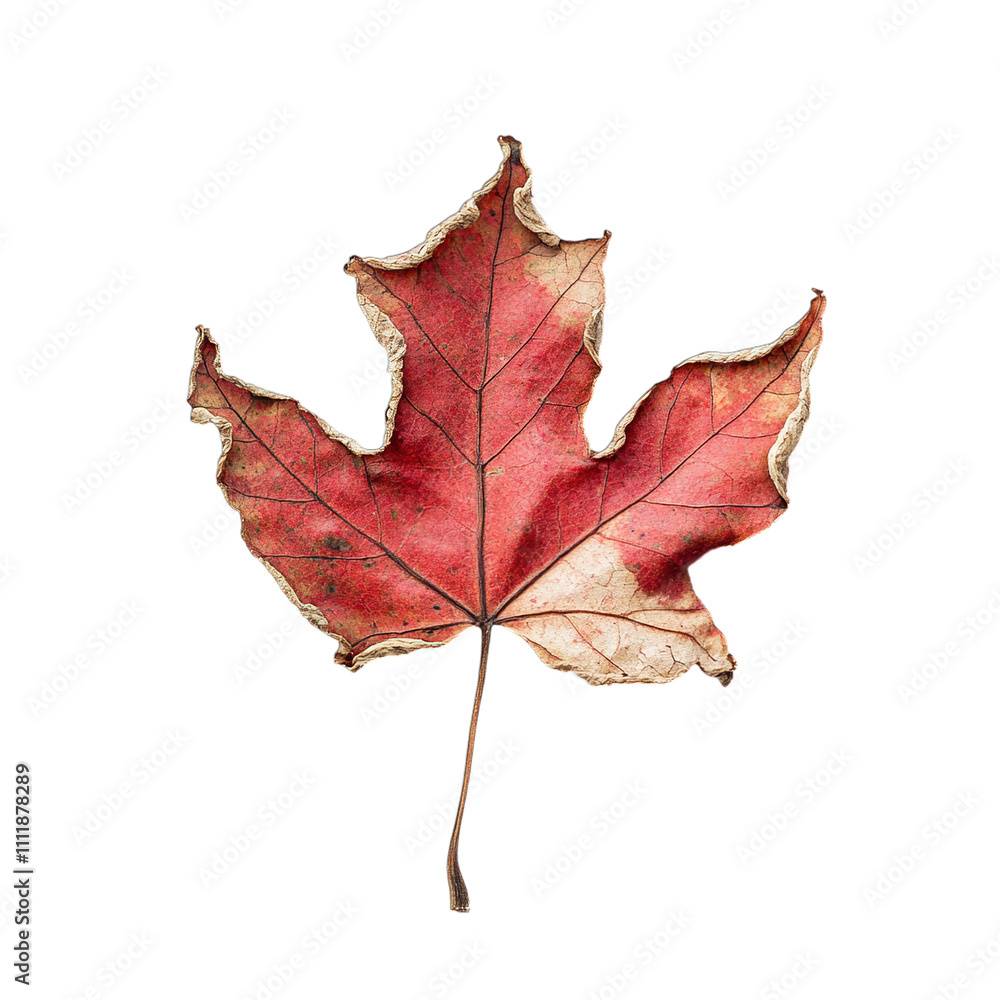 Naklejka premium autumn maple leaf