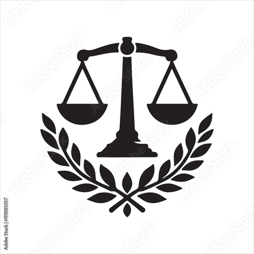 scales of justice and law