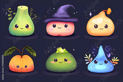 Adorable Slime Creatures: Cute Designs & Magic photo