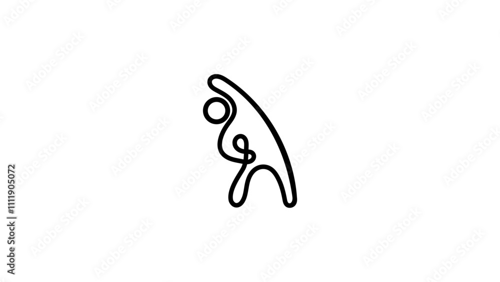 man doing exercises, black isolated silhouette man doing exercises, black isolated silhouette