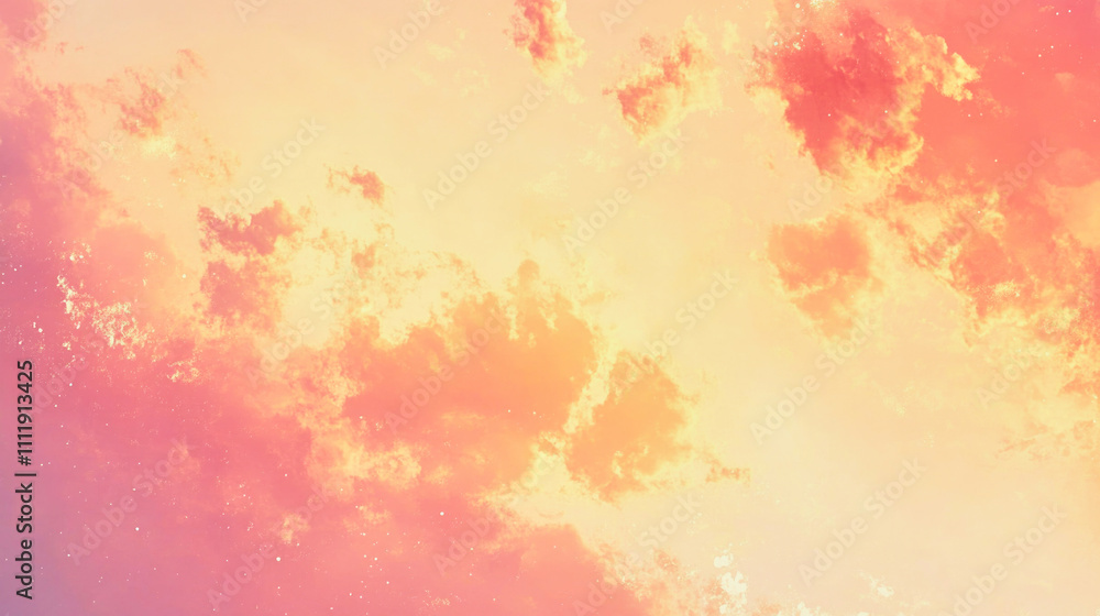 Obraz premium Majestic sunrise sky filled with vibrant reds and golds over a tranquil landscape