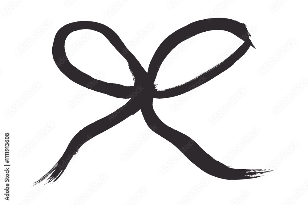 Black brush stroke isolated on transparent background. Black brush stroke isolated on transparent background.