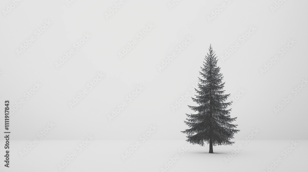 christmas tree on white background christmas tree on white background