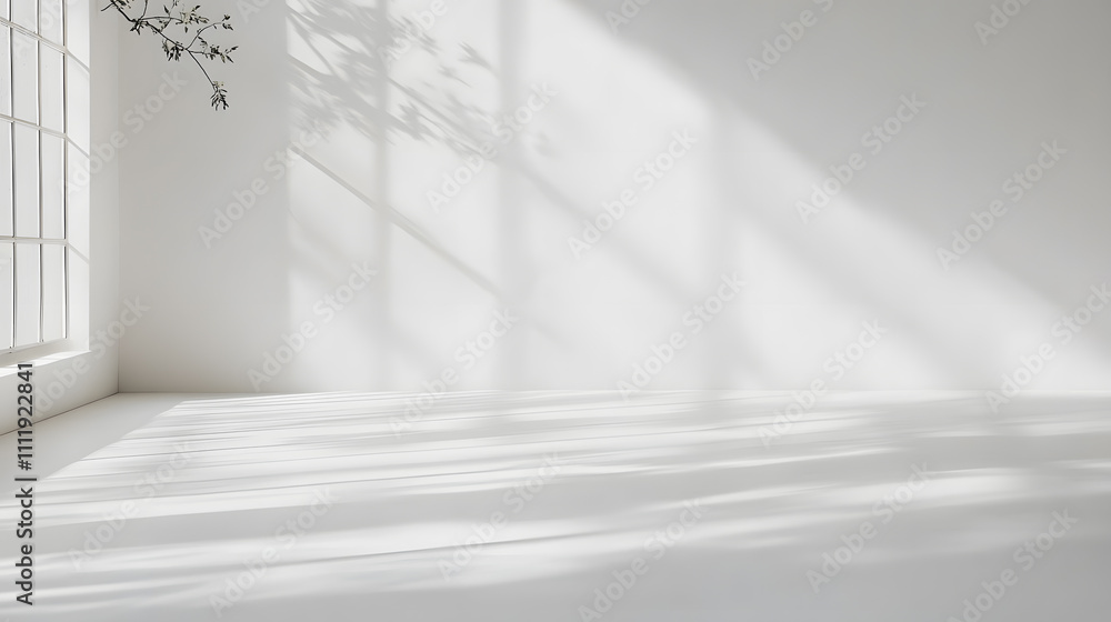 White wall empty room mockup. White wall empty room mockup.