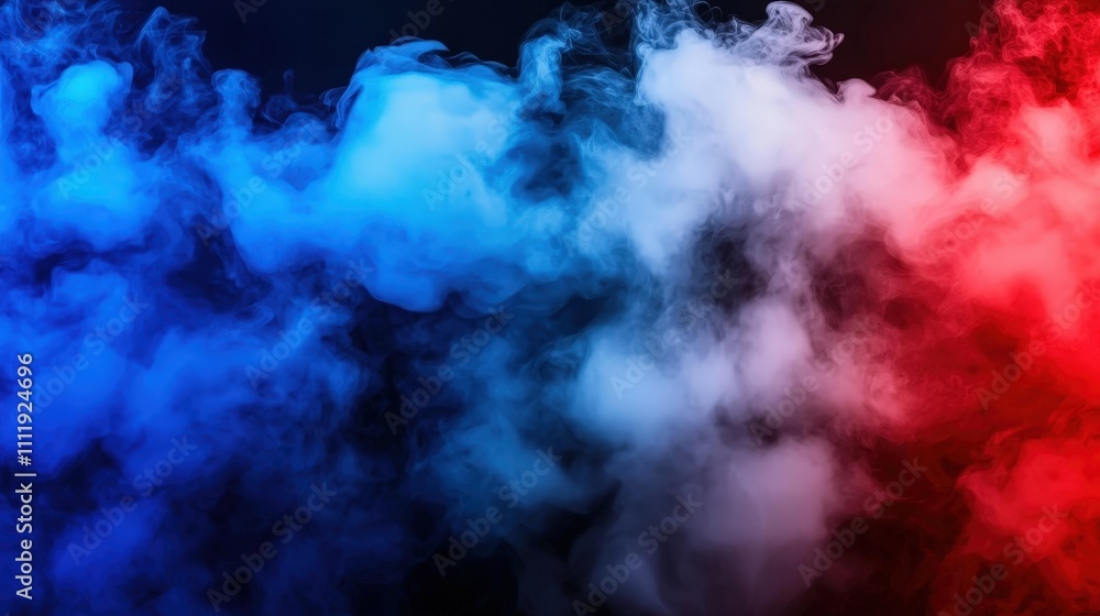 Abstract Red Blue Smoke Clouds Dramatic Background Design Abstract Red Blue Smoke Clouds Dramatic Background Design