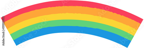 Rainbow doodle icon
 photo