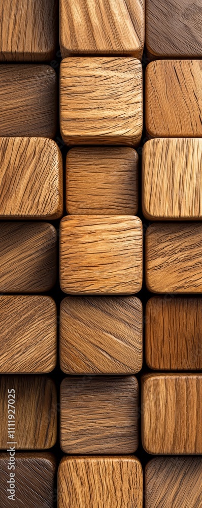 A close-up view of a textured wooden block arrangement, showcasing various shades and patterns of natural wood. A close-up view of a textured wooden block arrangement, showcasing various shades and patterns of natural wood.
