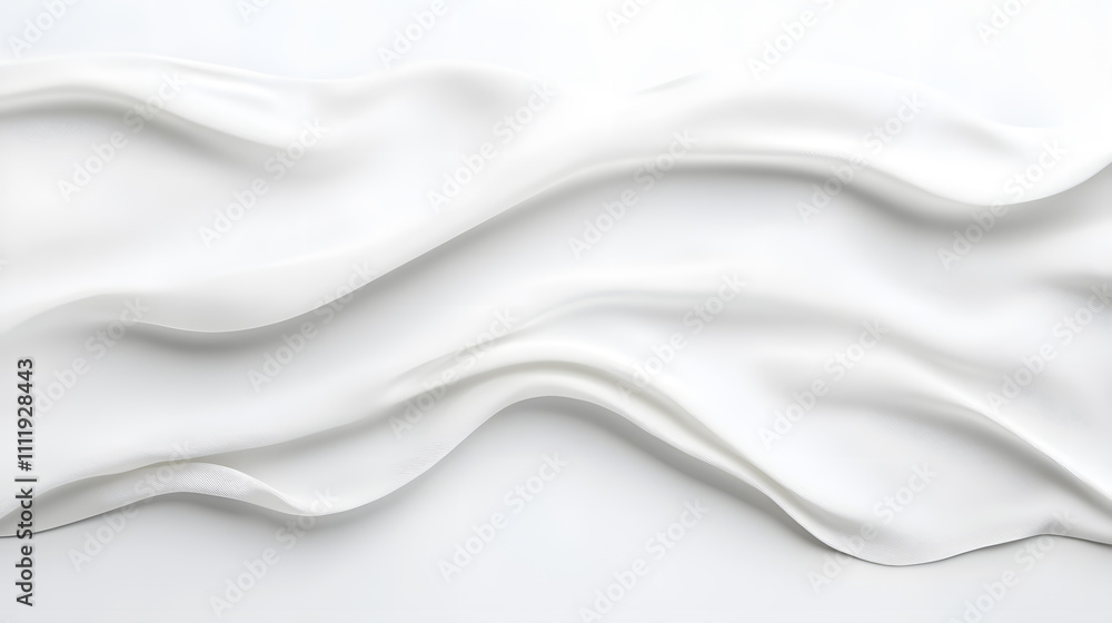 Elegant and minimalist white wave texture. Abstract smooth elegant white fabric silk texture soft background, flowing satin waves Elegant and minimalist white wave texture. Abstract smooth elegant white fabric silk texture soft background, flowing satin waves