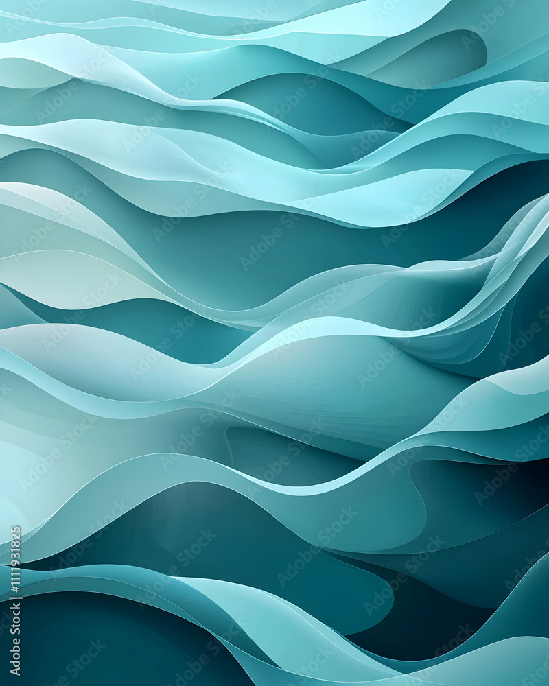 Abstract Teal Waves Flow Seamlessly, Design Background Textures Abstract Teal Waves Flow Seamlessly, Design Background Textures