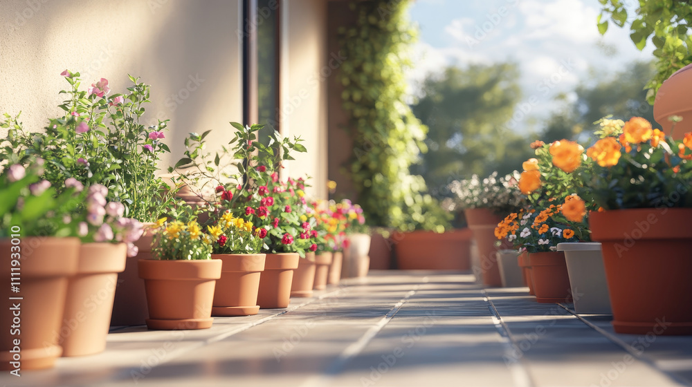 A hyperrealistic 4K rendering of a modern terrace on a vibrant summer day, capturing the cozy and serene atmosphere of the space.
A hyperrealistic 4K rendering of a modern terrace on a vibrant summer day, capturing the cozy and serene atmosphere of the space.