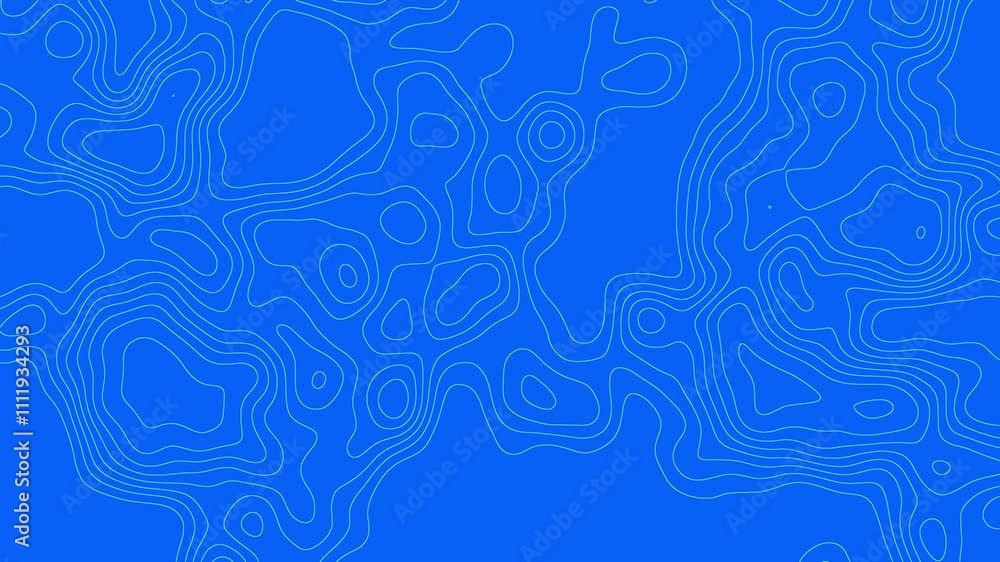 Abstract topographic map contour lines background animation Abstract topographic map contour lines background animation