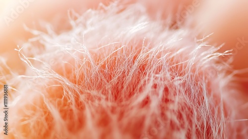 Close Up of Pink Grapefruit Pith Fibers