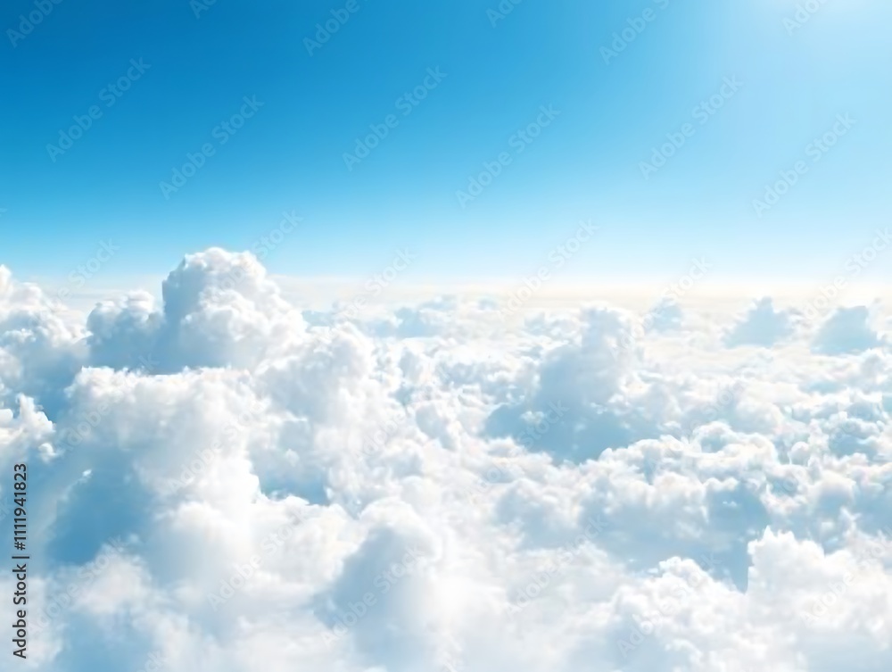 Big billowing clouds floating across a bright blue sky, showcasing a peaceful and serene natural landscape perfect for sky and cloud lovers. Big billowing clouds floating across a bright blue sky, showcasing a peaceful and serene natural landscape perfect for sky and cloud lovers.