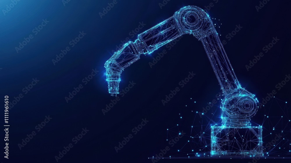 Robotic arm demonstration industrial setting technology showcase high-tech environment close-up view automation concepts for innovation Robotic arm demonstration industrial setting technology showcase high-tech environment close-up view automation concepts for innovation
