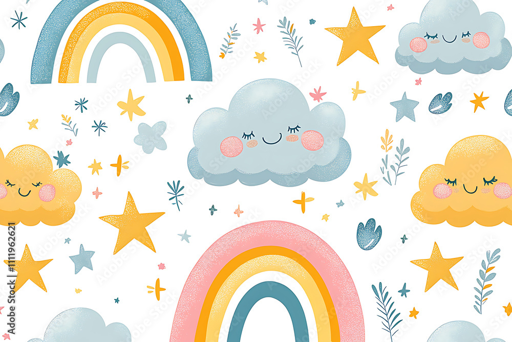 Seamless Vector Clouds Seamless Vector Clouds