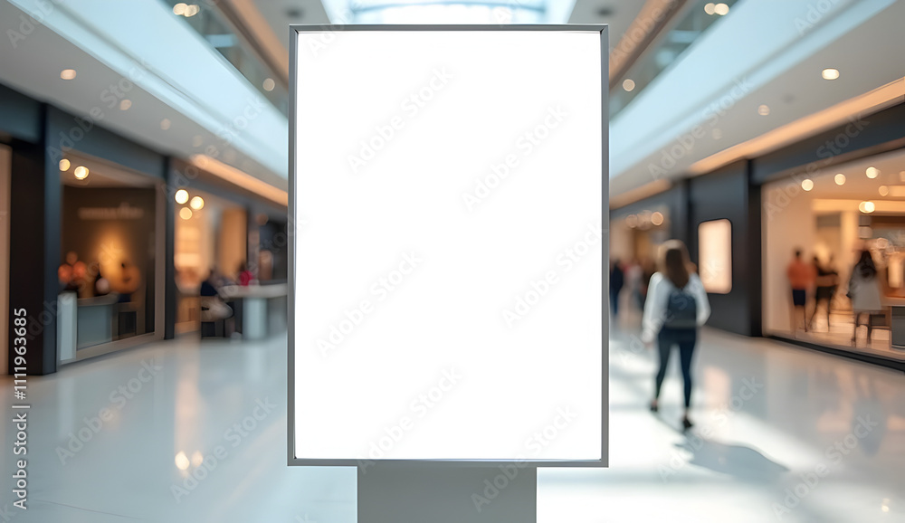 Indoor Mall Poster Mockup for Retail Promotions Indoor Mall Poster Mockup for Retail Promotions
