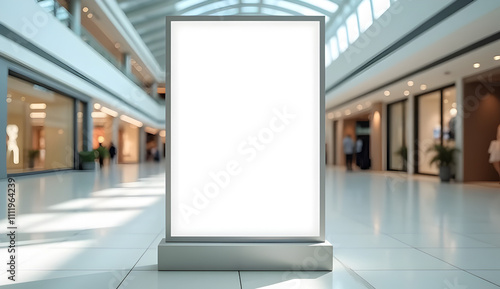 Indoor Mall Poster Mockup for Retail Promotions