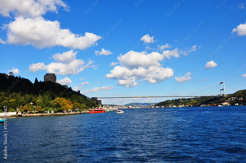 Beautiful Istanbul Bosphorus view. Istanbul cityscape. Beautiful Istanbul Bosphorus view. Istanbul cityscape.