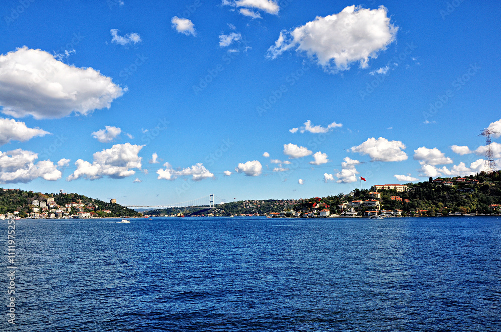 Beautiful Istanbul Bosphorus view. Istanbul cityscape. Beautiful Istanbul Bosphorus view. Istanbul cityscape.