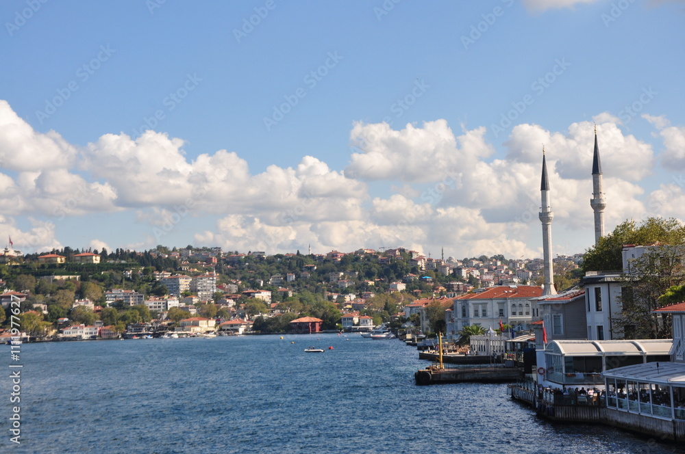 Obraz premium Beautiful Istanbul Bosphorus view. Istanbul cityscape.