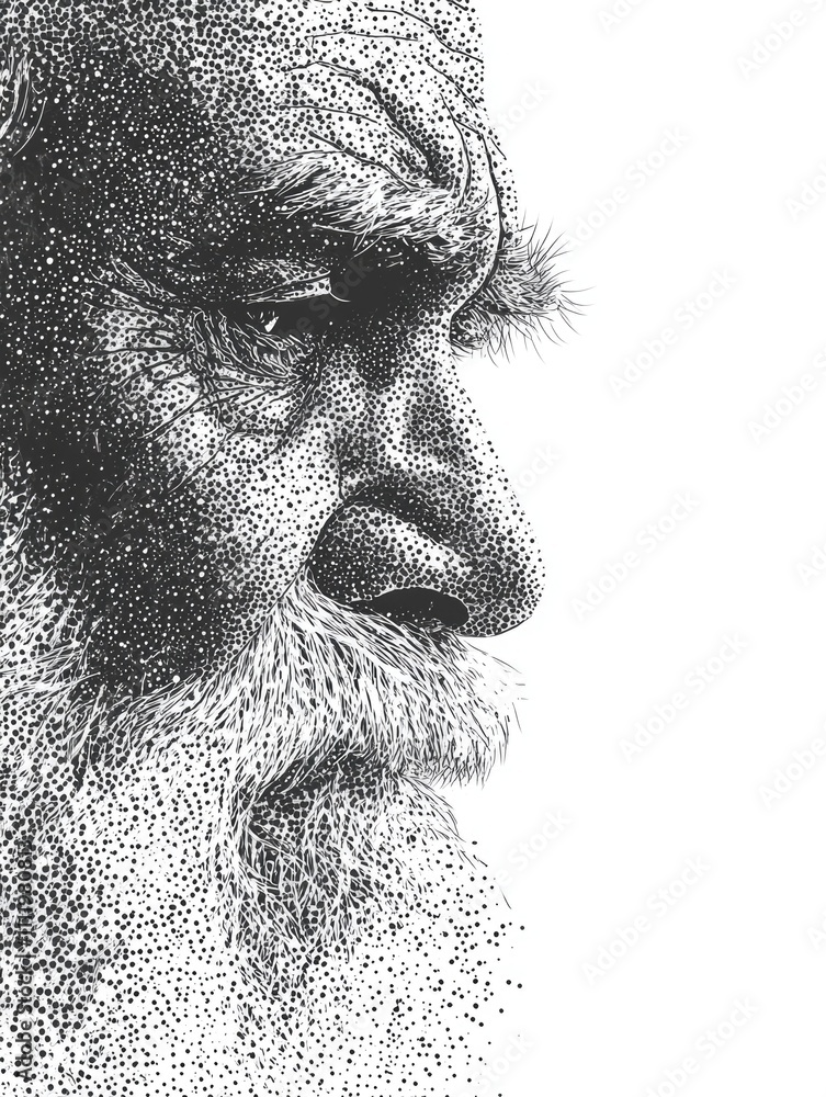 Obraz premium Man with beard