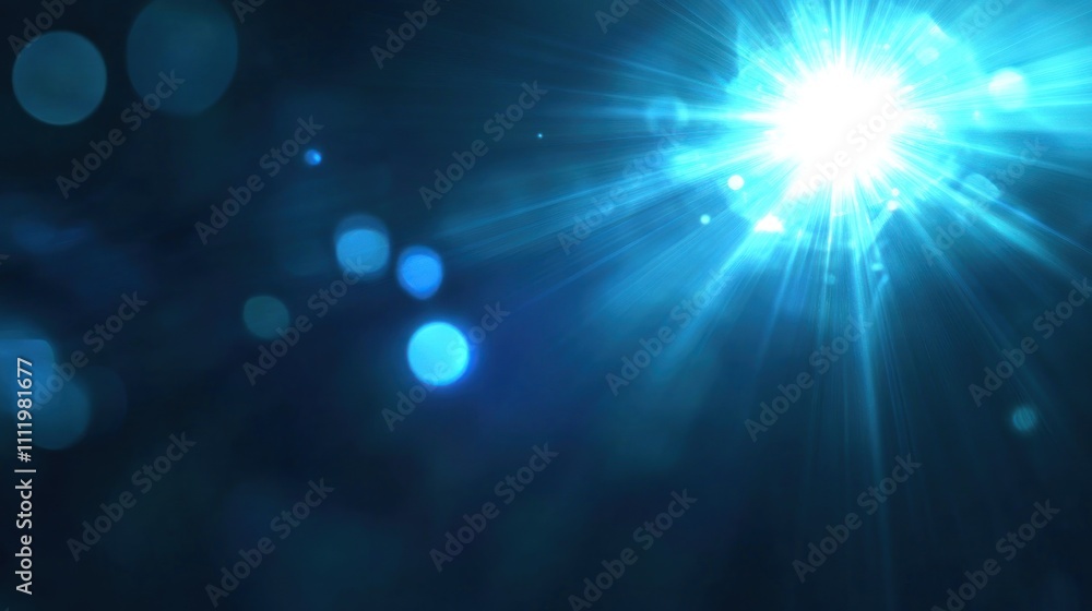 Blue Light Burst Effect Blue Light Burst Effect