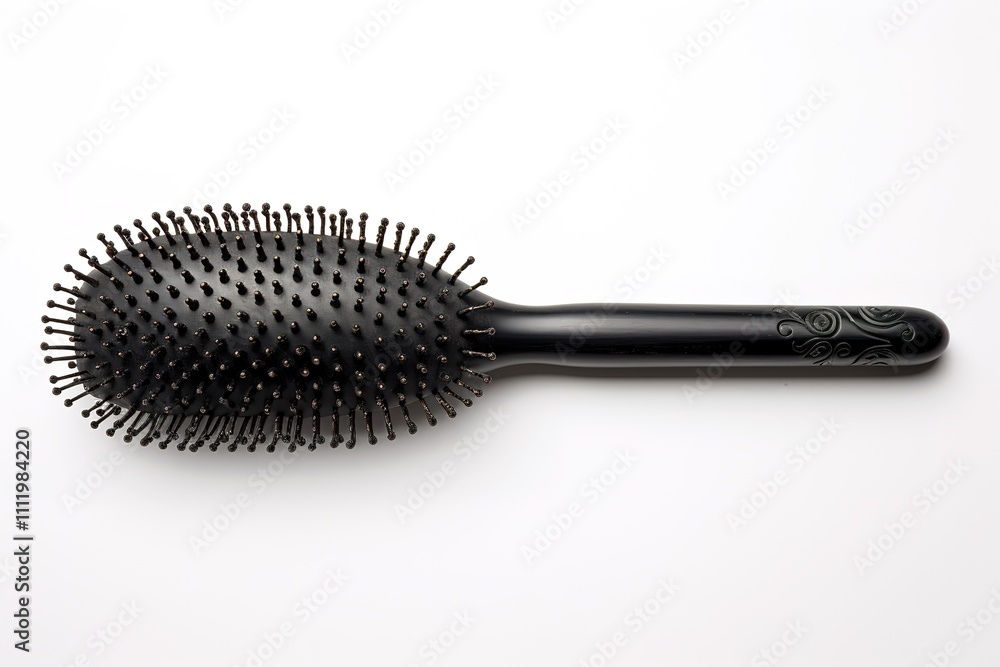 black hair brush isolated on white background
black hair brush isolated on white background