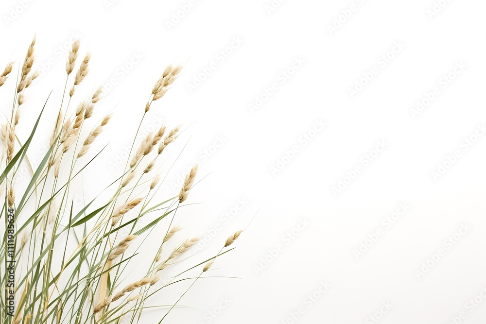 Fototapeta premium wheat isolated on a white background 