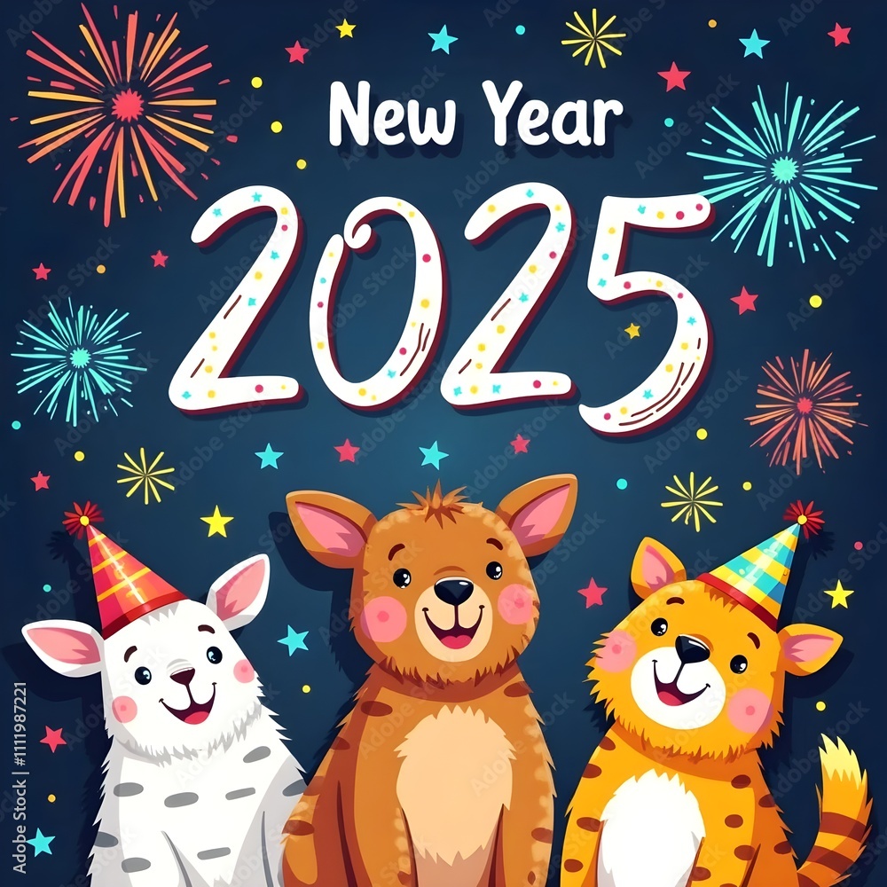 Fototapeta premium new year 2025