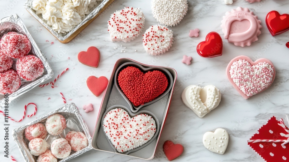 Valentine's Day Heart-Themed Baking Kit Valentine's Day Heart-Themed Baking Kit