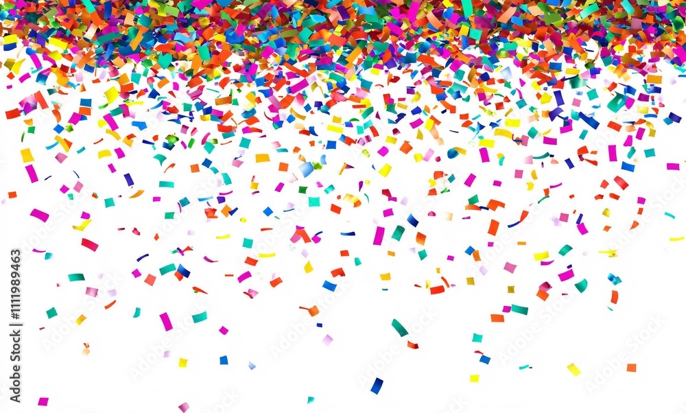 confetti on white confetti on white