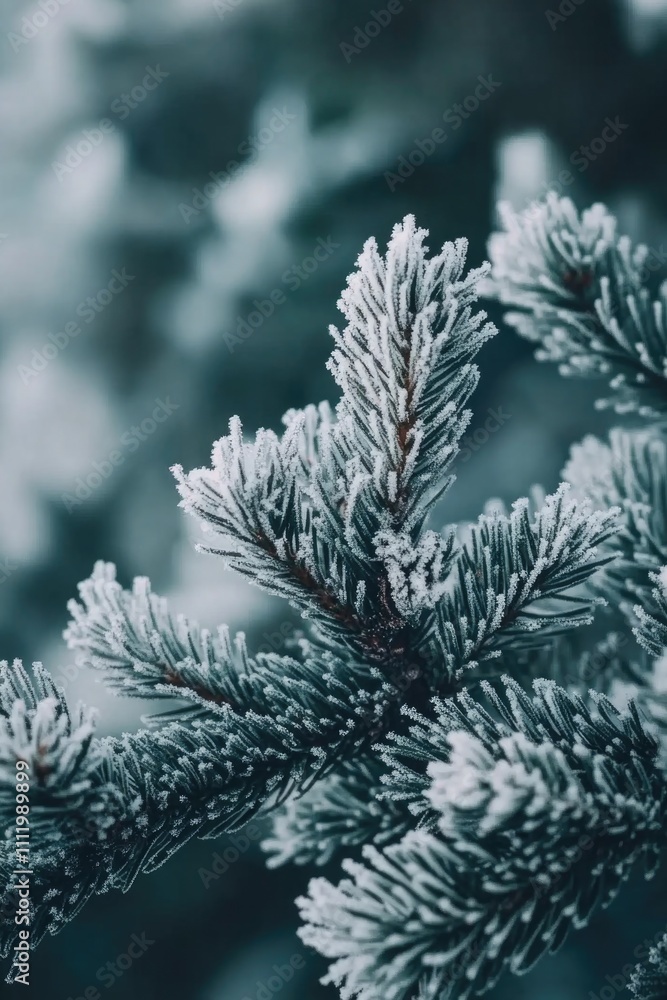 Pine tree covered in snow Pine tree covered in snow