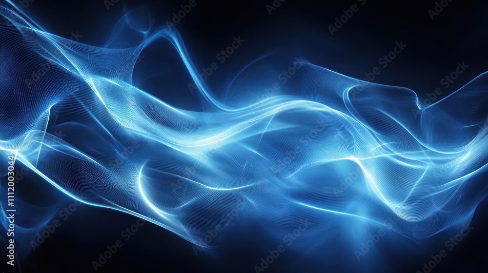 Dark Blue Background with Abstract Light Lines Digital Network Design for Tech or Presentations Dark Blue Background with Abstract Light Lines Digital Network Design for Tech or Presentations