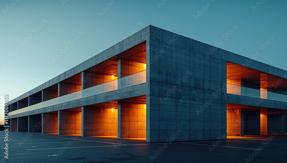 Modern concrete architecture building, exterior floor and roof, zone of car park, construction building, with empty space in clean design, Modern concrete architecture building, exterior floor and roof, zone of car park, construction building, with empty space in clean design,