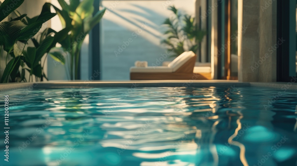 Obraz premium Poolside Lounge Chair