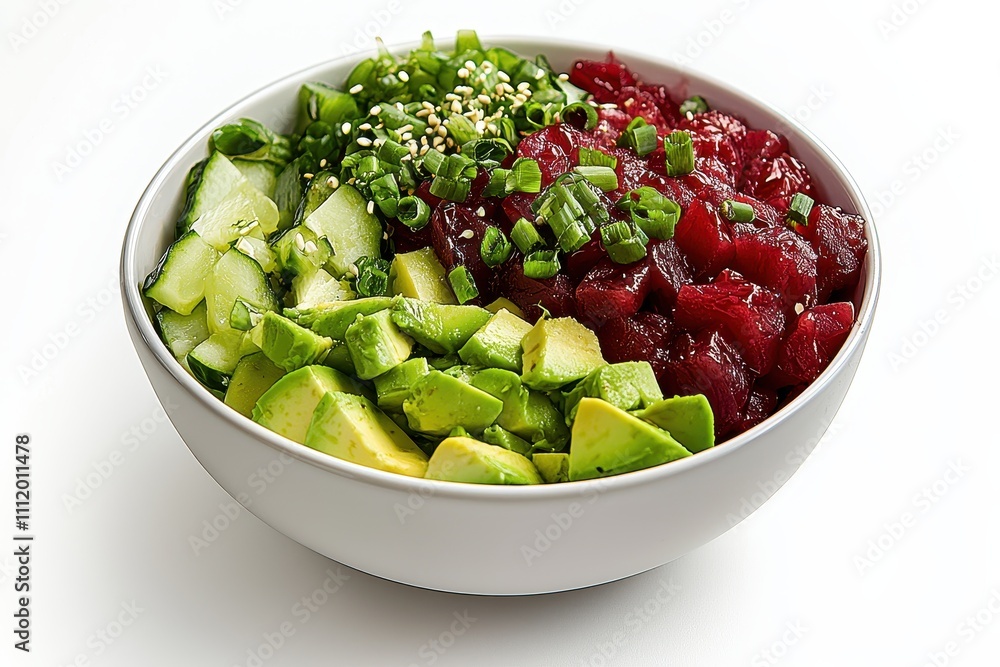 Fresh Ingredients in Bowl for Healthy Meal or Salad Preparation Fresh Ingredients in Bowl for Healthy Meal or Salad Preparation