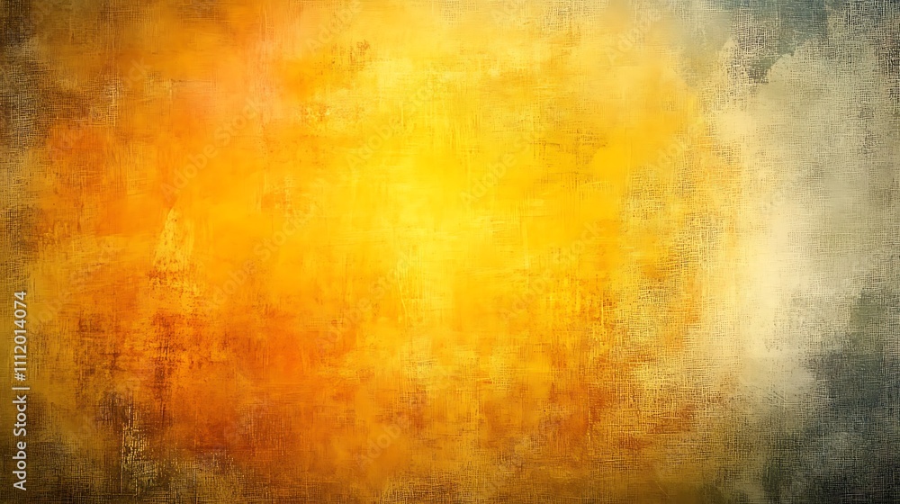 Obraz premium gradient orange and yellow hues on an abstract canvas texture that has been digitally enhanced.