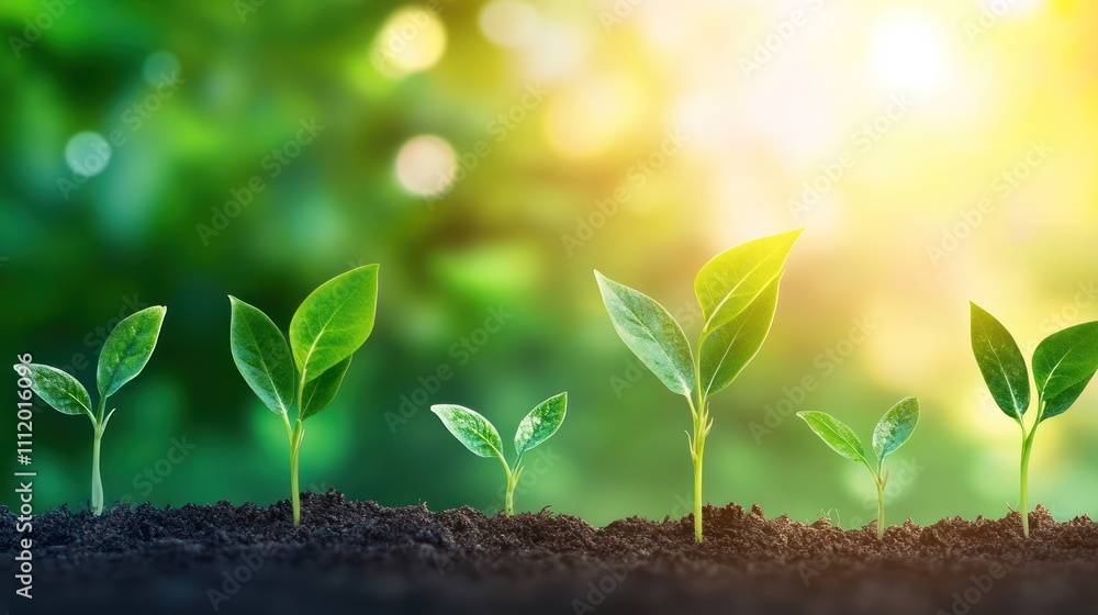 green sprout in the ground green sprout in the ground