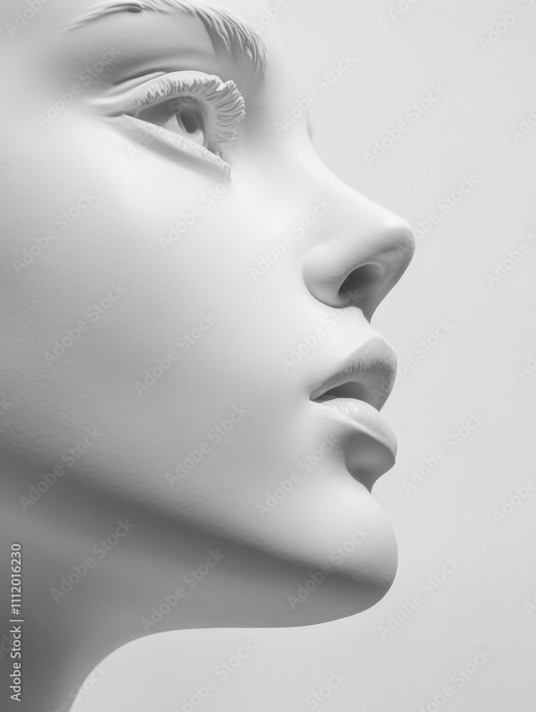 Mannequin Face Close Up Mannequin Face Close Up
