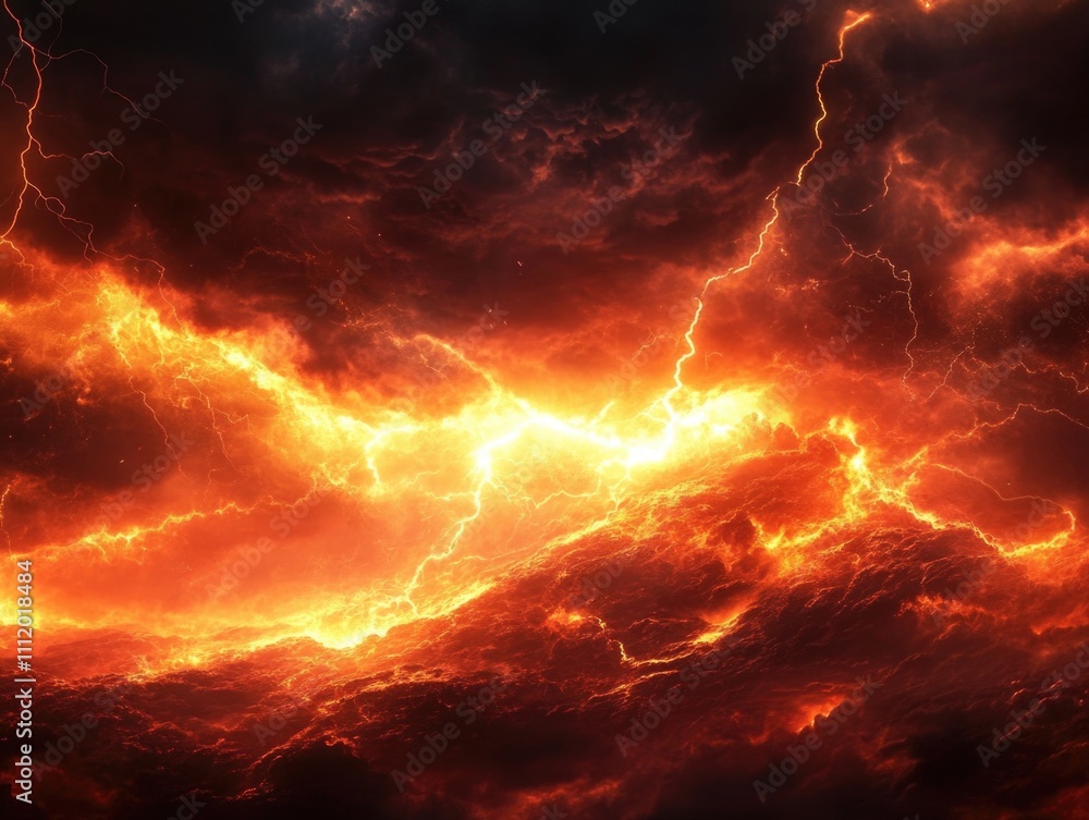 Lightning storm sky Lightning storm sky