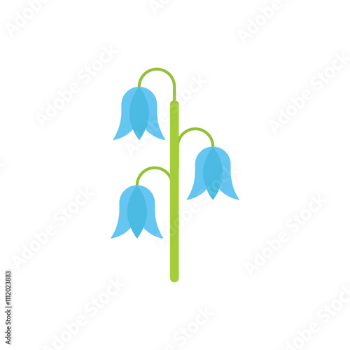 Bluebell vector icon
