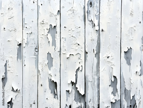 Wallpaper Mural White Peeling Paint Wood Texture Background Torontodigital.ca