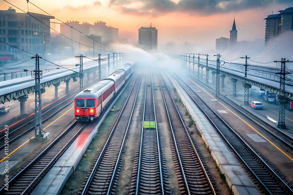 Foggy Landscape Backgrounds - Nature, Cities, and Village Scenes in Mist Foggy Landscape Backgrounds - Nature, Cities, and Village Scenes in Mist