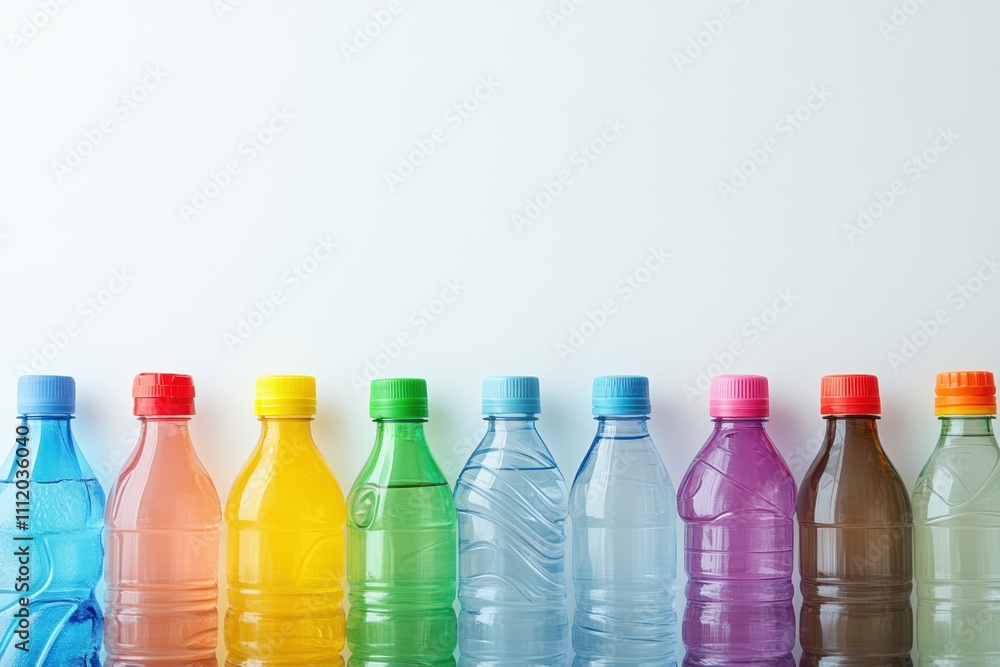 Hydration essentials a collection of colorful water bottles displayed on a minimalist background inviting refreshment and wellness in daily life promoting healthy hydration habits Hydration essentials a collection of colorful water bottles displayed on a minimalist background inviting refreshment and wellness in daily life promoting healthy hydration habits