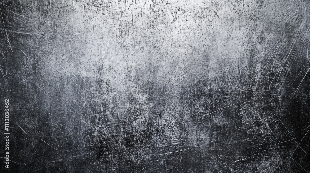 Obraz premium A textured metal surface with scratches and a worn-out appearance, creating an industrial feel.