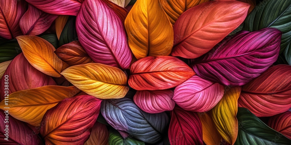 Close-up of colorful leaves Close-up of colorful leaves