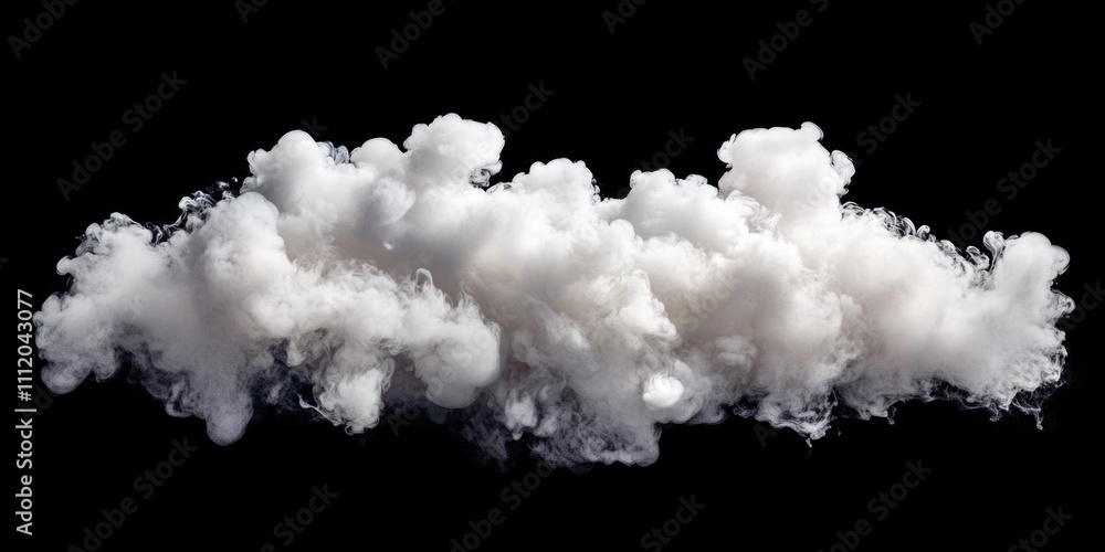 White smoke on black background White smoke on black background