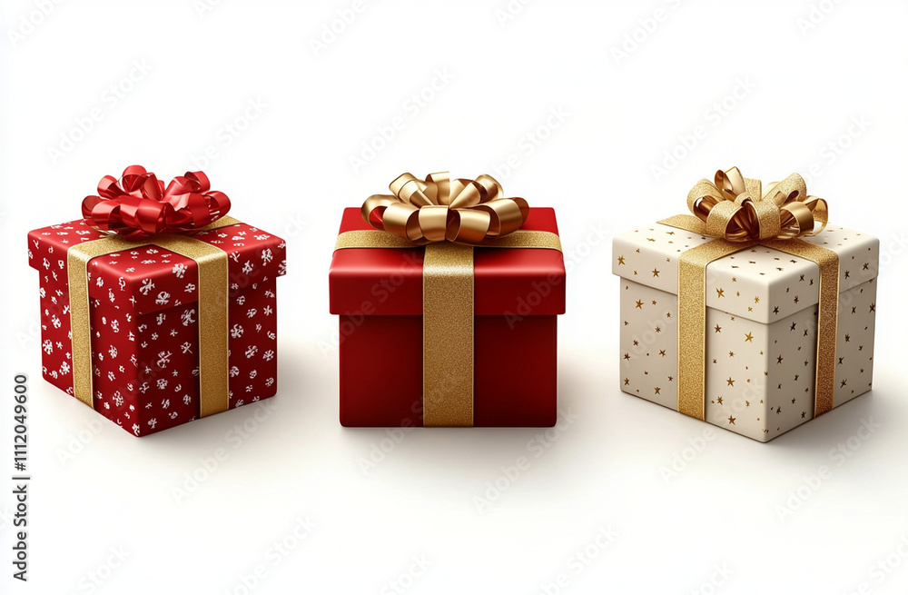 Obraz premium gift box isolated on white