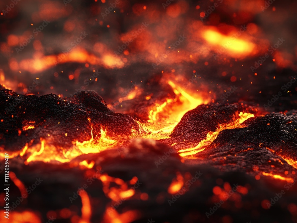 Fire in open field Fire in open field